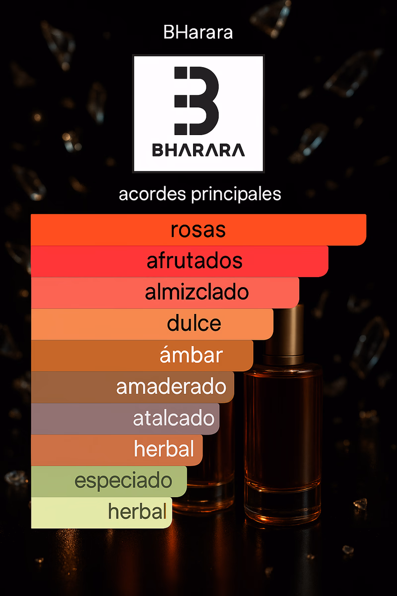 Pirámide olfativa de BHARARA ROSE