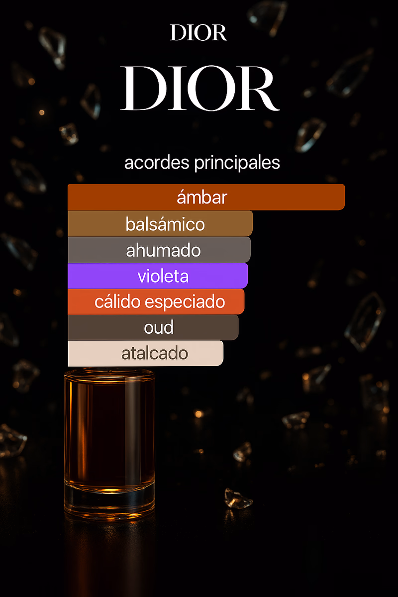 Pirámide olfativa de FAHRENHEIT DIOR