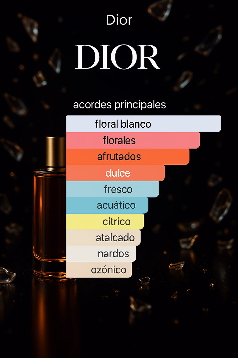 Pirámide olfativa de J'ADORE DIOR