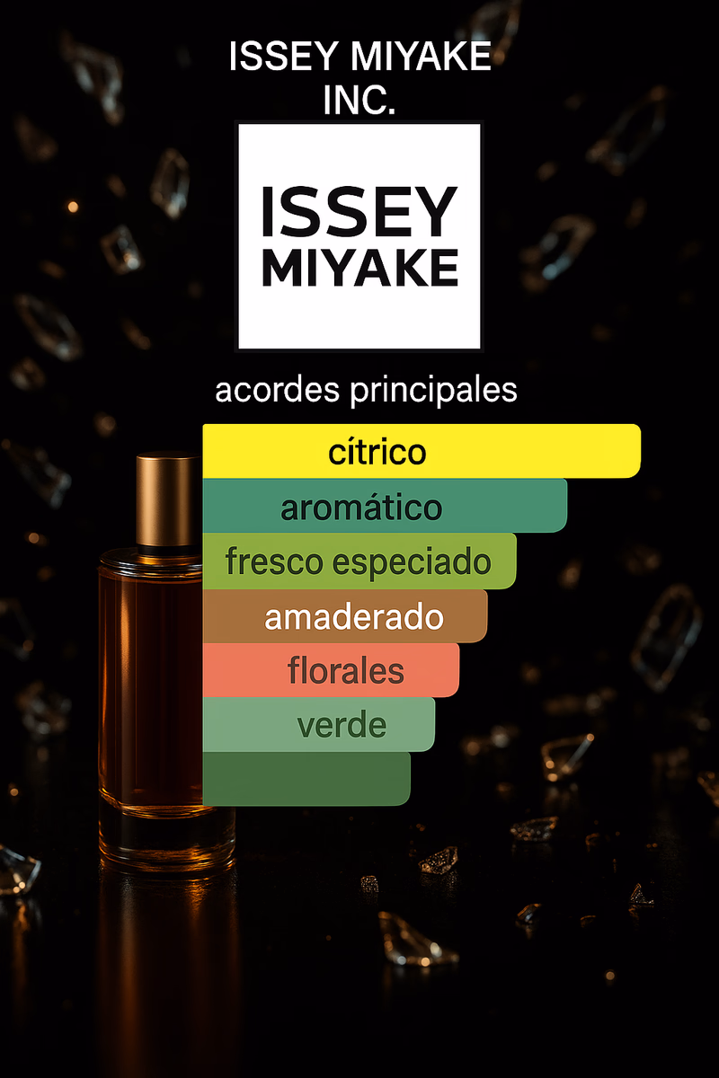 Pirámide olfativa de L'EAU D'ISSEY POUR HOMME ISSEY MIYAKE