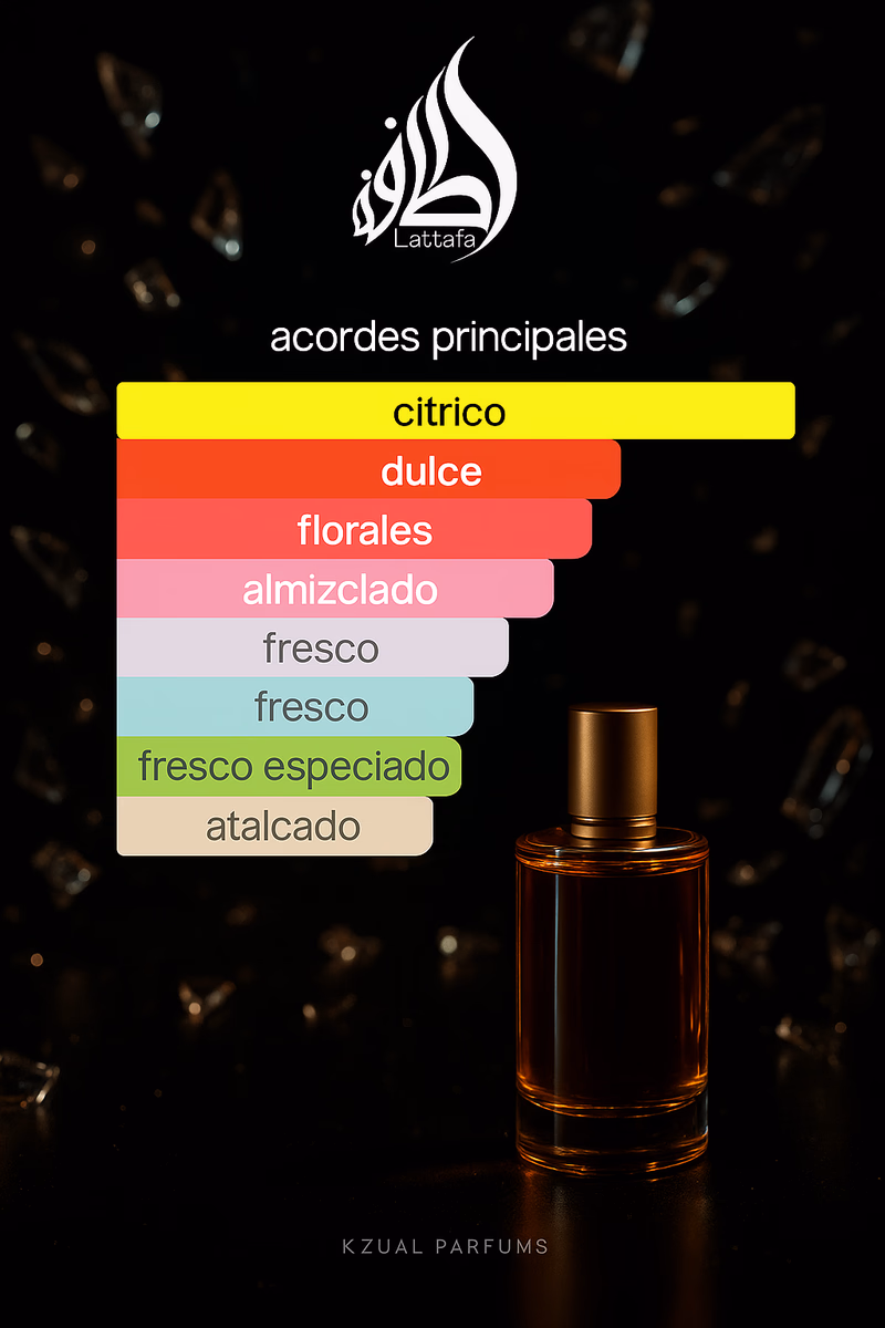 Pirámide olfativa de HAYAATI FLORENCE LATTAFA PERFUMES