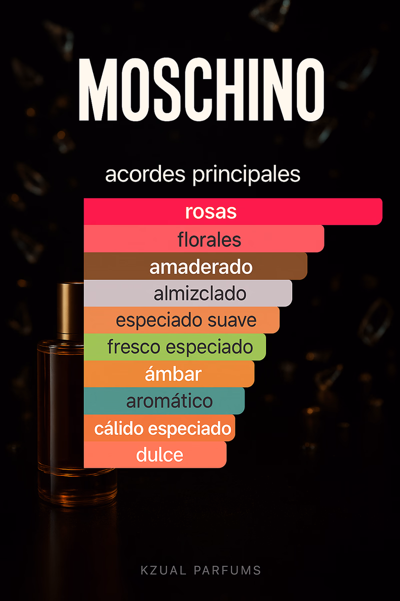Pirámide olfativa de TOY BOY MOSCHINO