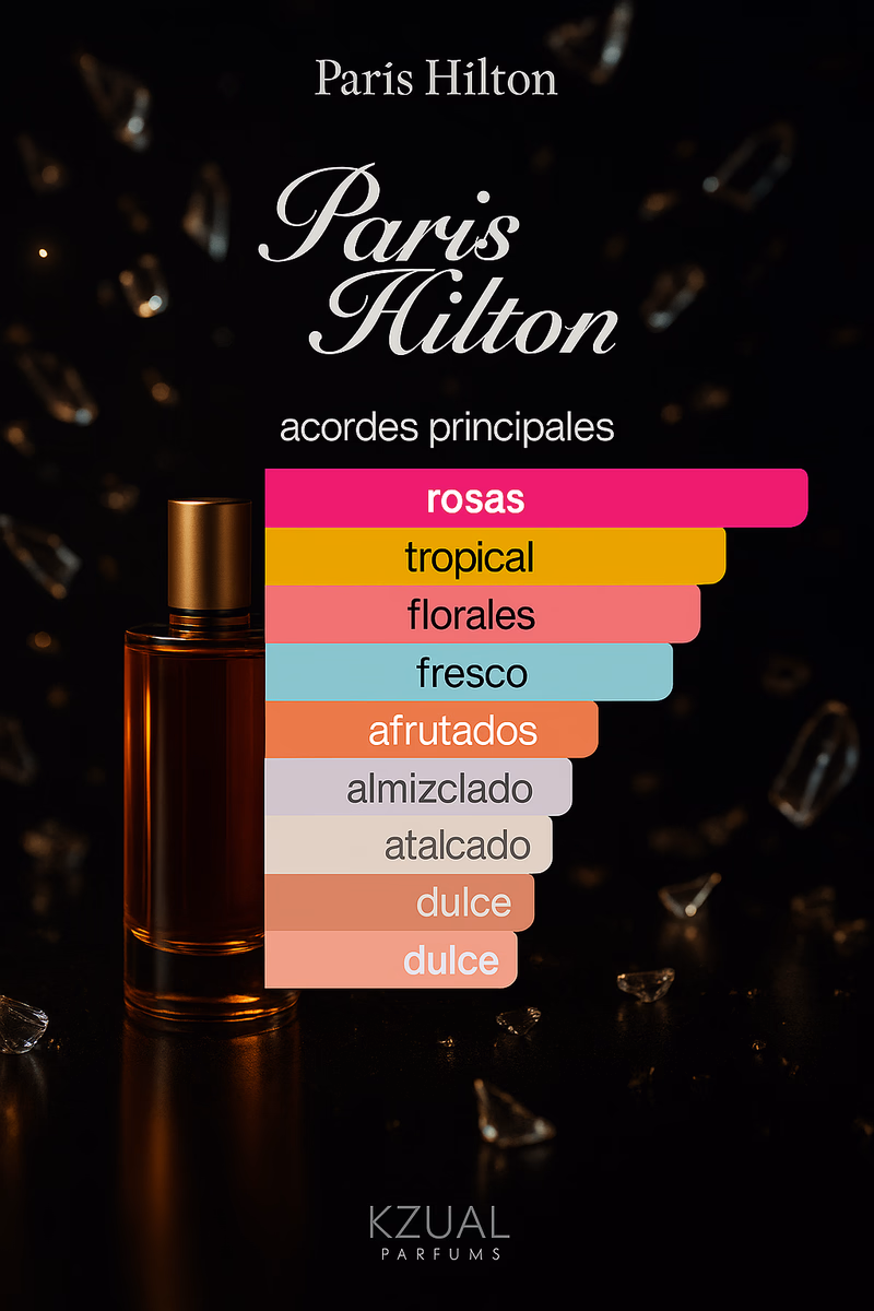Pirámide olfativa de ROSÉ RUSH PARIS HILTON